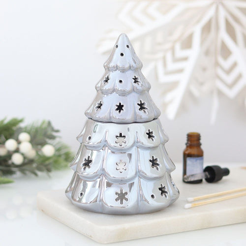 Iridescent Silver Fir Tree - Oil Burner / Wax Melter