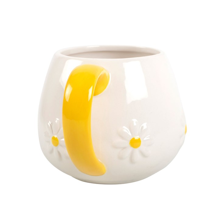 White Daisy Mug