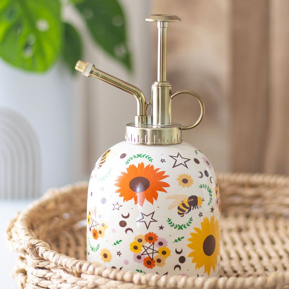 Bee Radiant Print Ceramic Plant Mister
