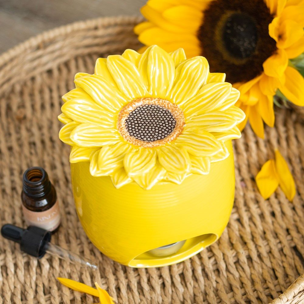 Yellow Sunflower Oil Burner/Wax Melter