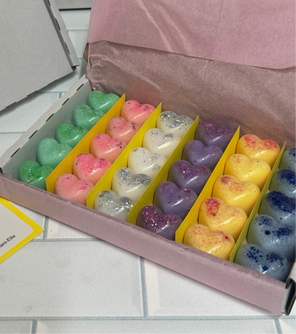 30 Heart LUXURY WAX MELT Selection Box