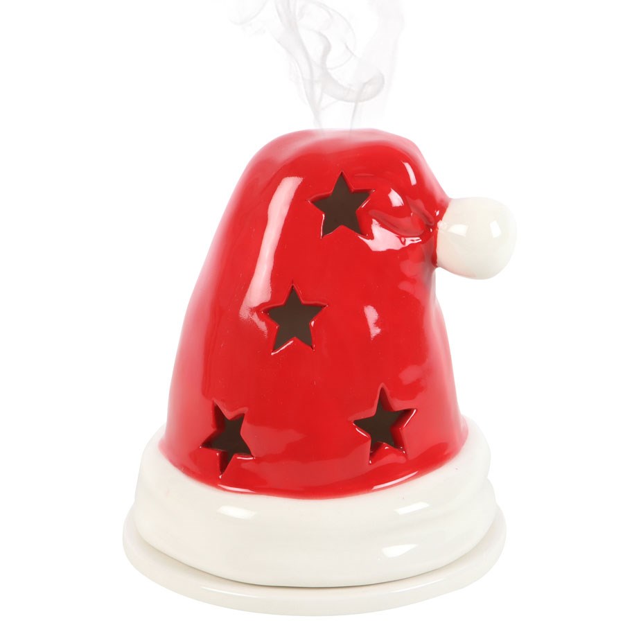 Santa Hat Tea Light Holder / Incense Cone Burner