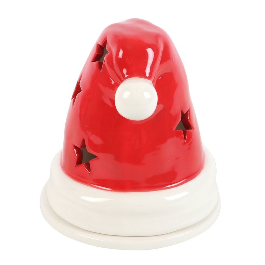 Santa Hat Tea Light Holder / Incense Cone Burner