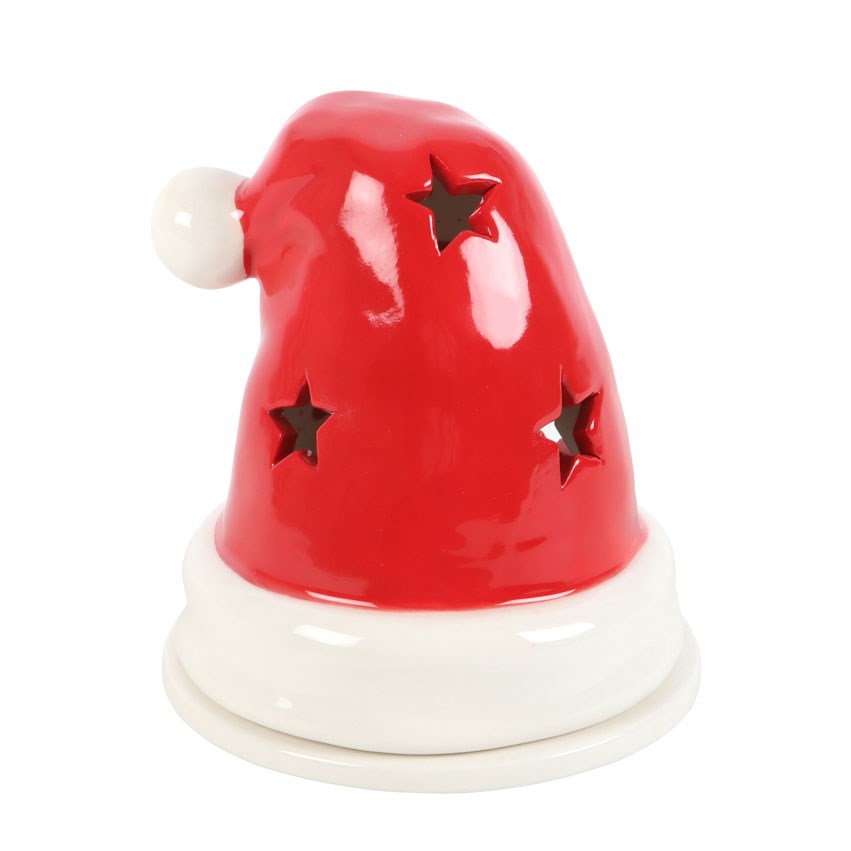 Santa Hat Tea Light Holder / Incense Cone Burner