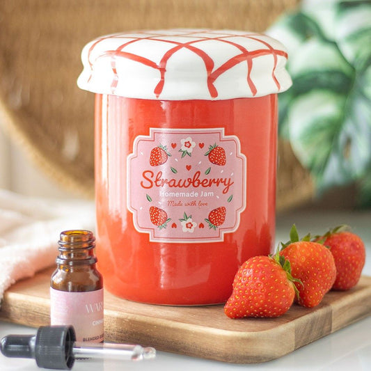 Strawberry Jar Oil Burner/Wax Melter