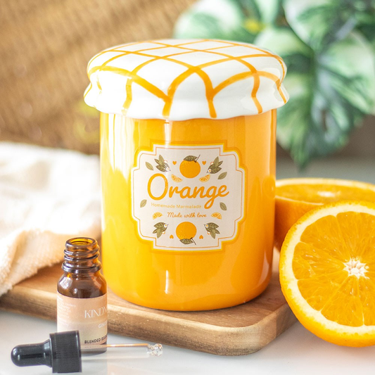 Orange Marmalade Jar Oil Burner/Wax Melter