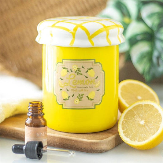 Lemon Curd Jar Oil Burner/Wax Melter