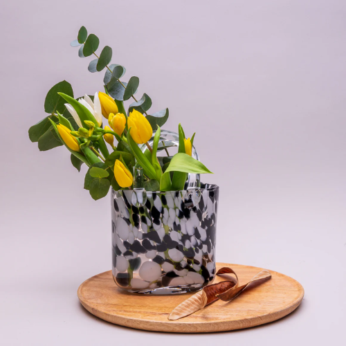 Handbag Vase - Dalmation