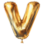 Gold Balloon Initial Mug