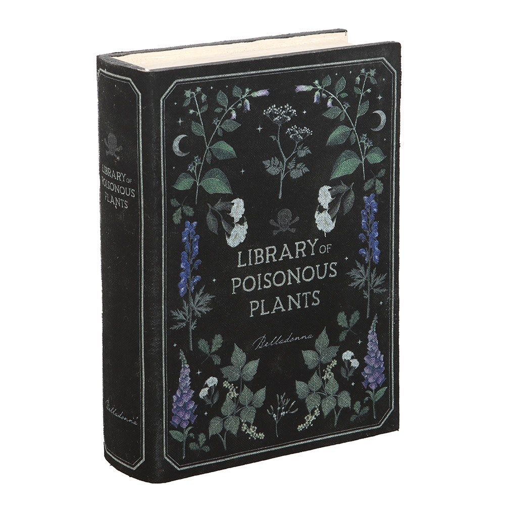 Library of Poisonous Plants  - Book Shaped Storage Box