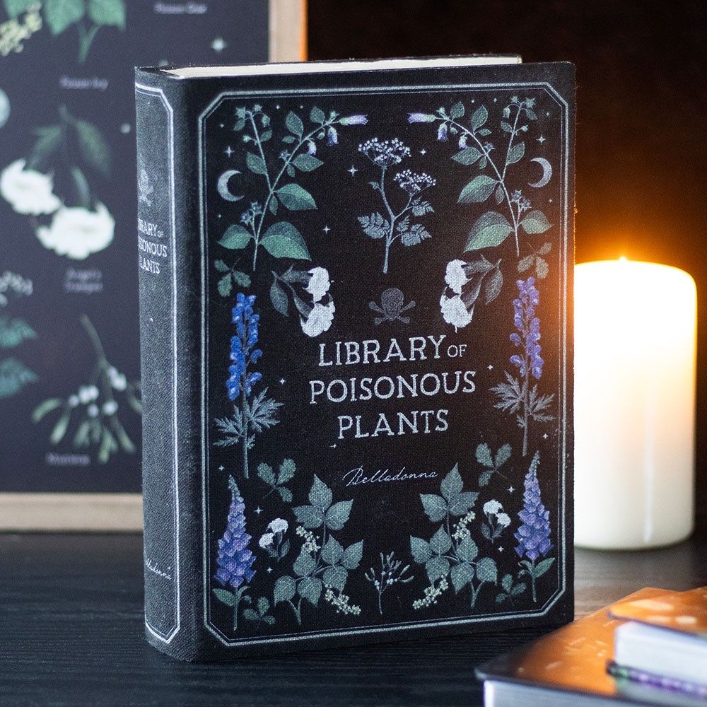 Library of Poisonous Plants  - Book Shaped Storage Box