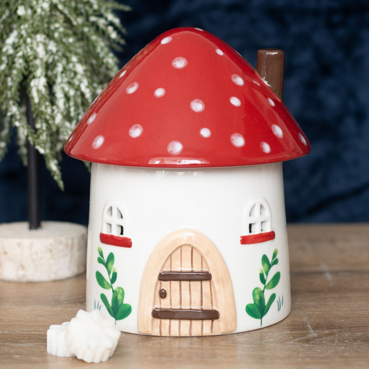 Mushroom House Toadstool Burner/Wax Melter