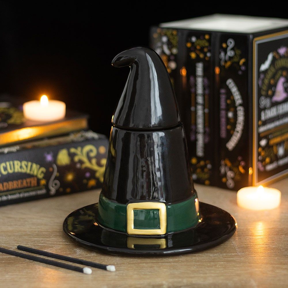 Black Witch Hat  -  Oil Burner / Wax Melter