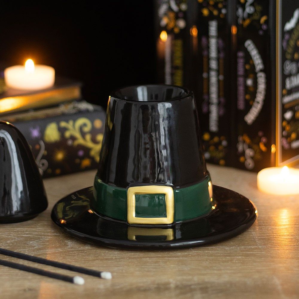 Black Witch Hat  -  Oil Burner / Wax Melter