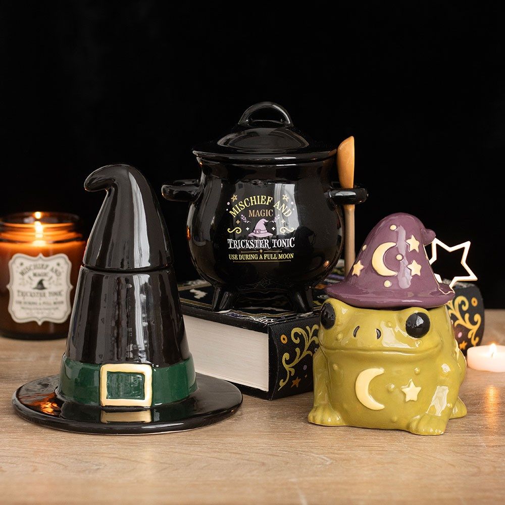 Black Witch Hat  -  Oil Burner / Wax Melter