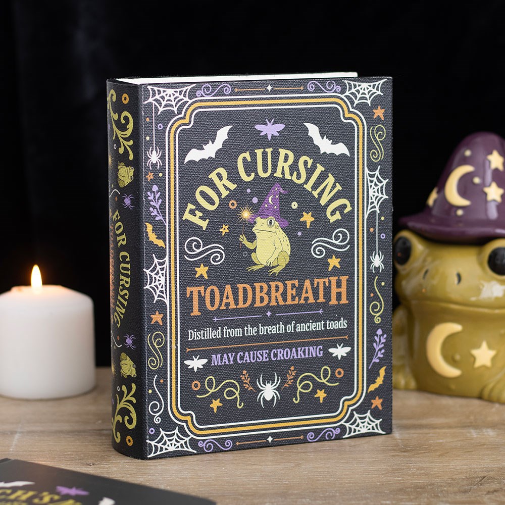 Toadbreath Book Shaped Storage Box