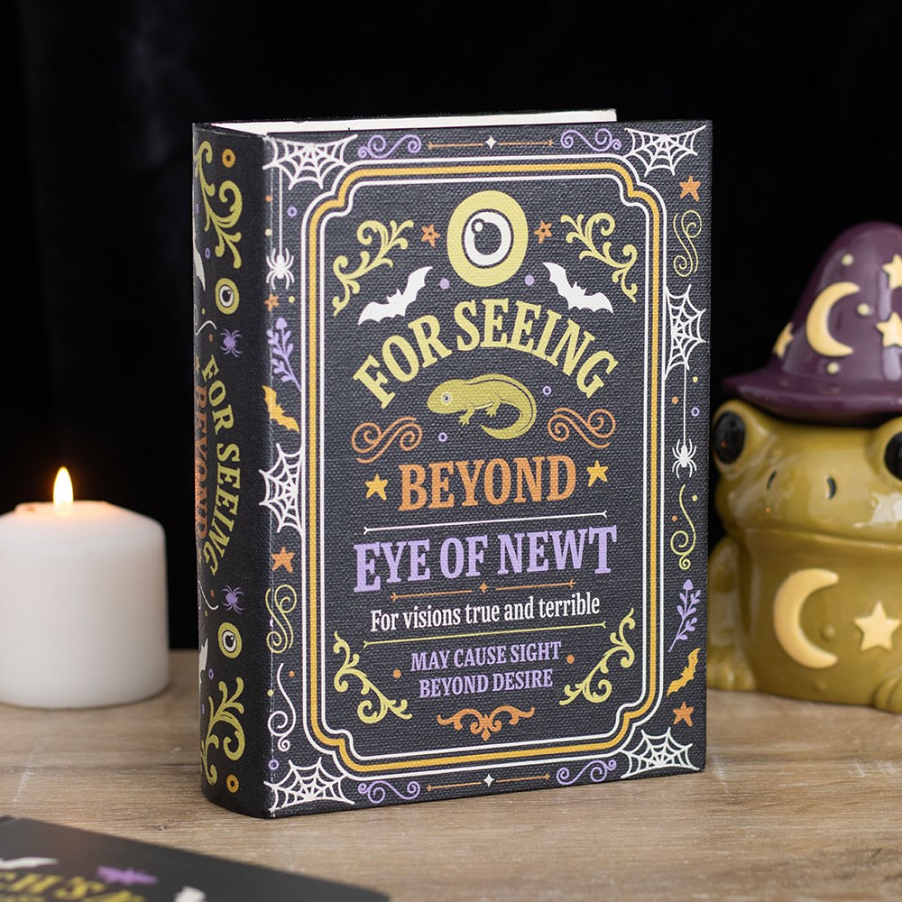 Eye of the Newt Book Shaped Storage Box