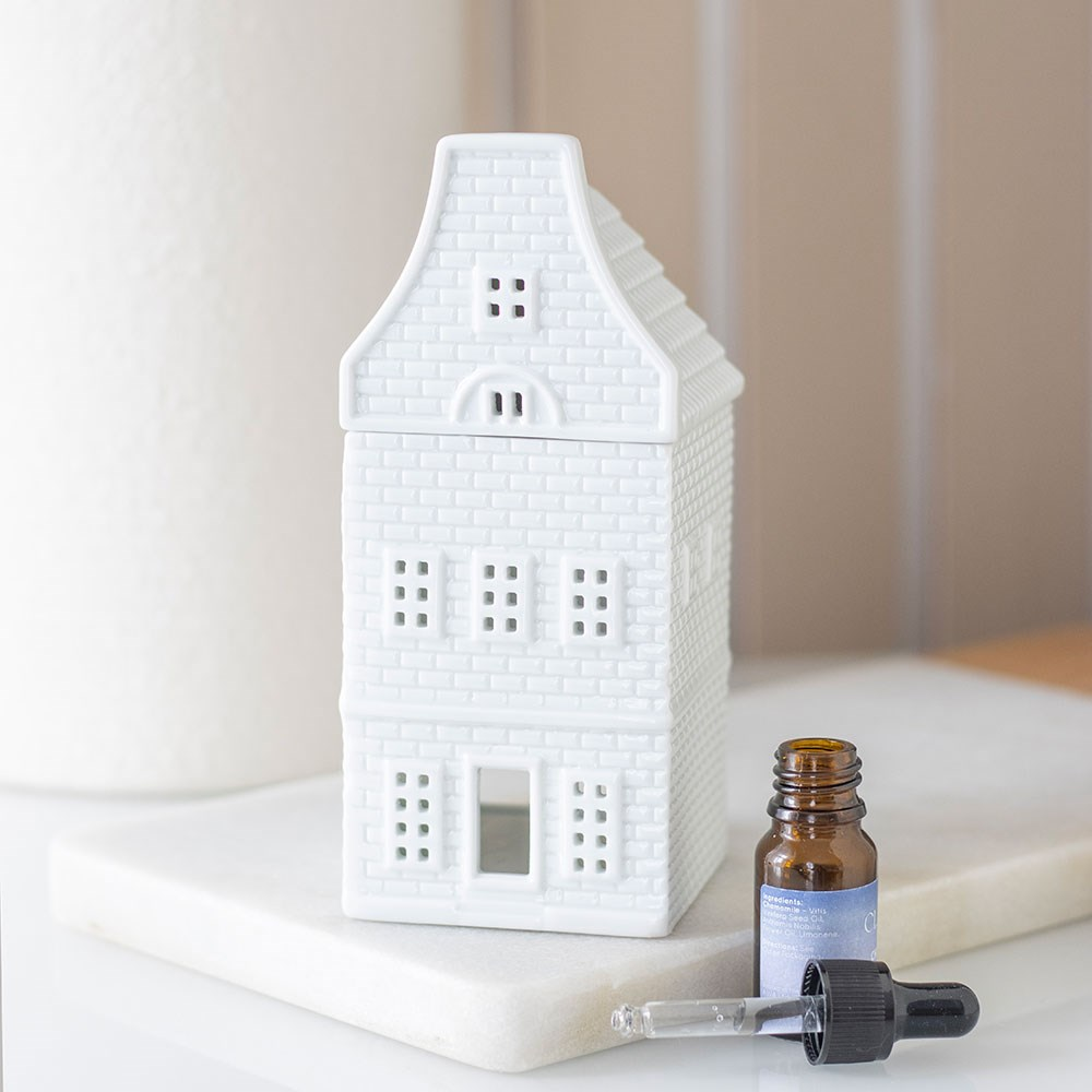 White Noridc House Oil Burner / Wax Melter