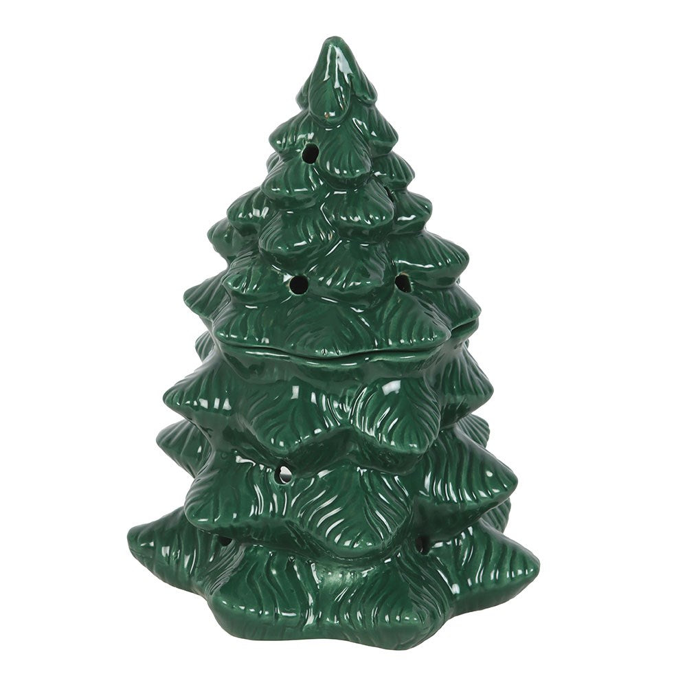 CHRISTMAS - Green Fir Christmas Tree - Oil Burner/Wax Melter - Green