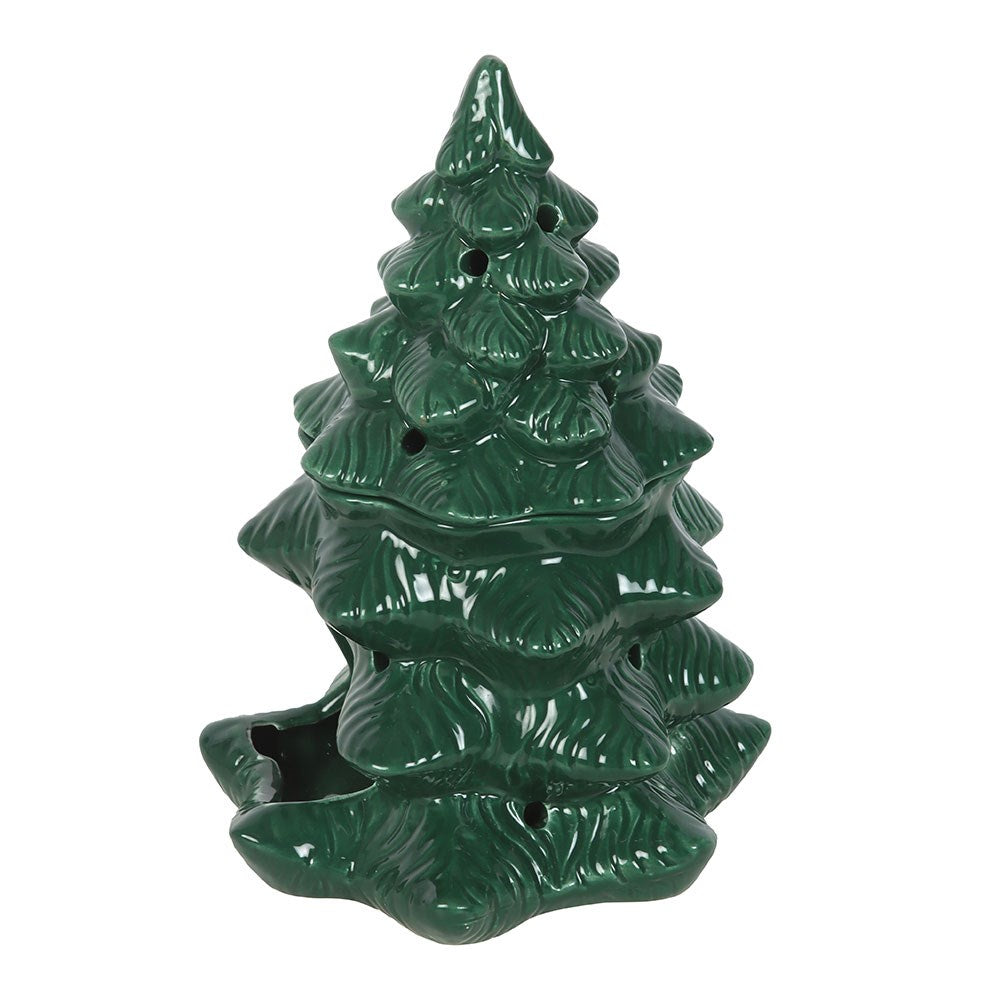CHRISTMAS - Green Fir Christmas Tree - Oil Burner/Wax Melter - Green