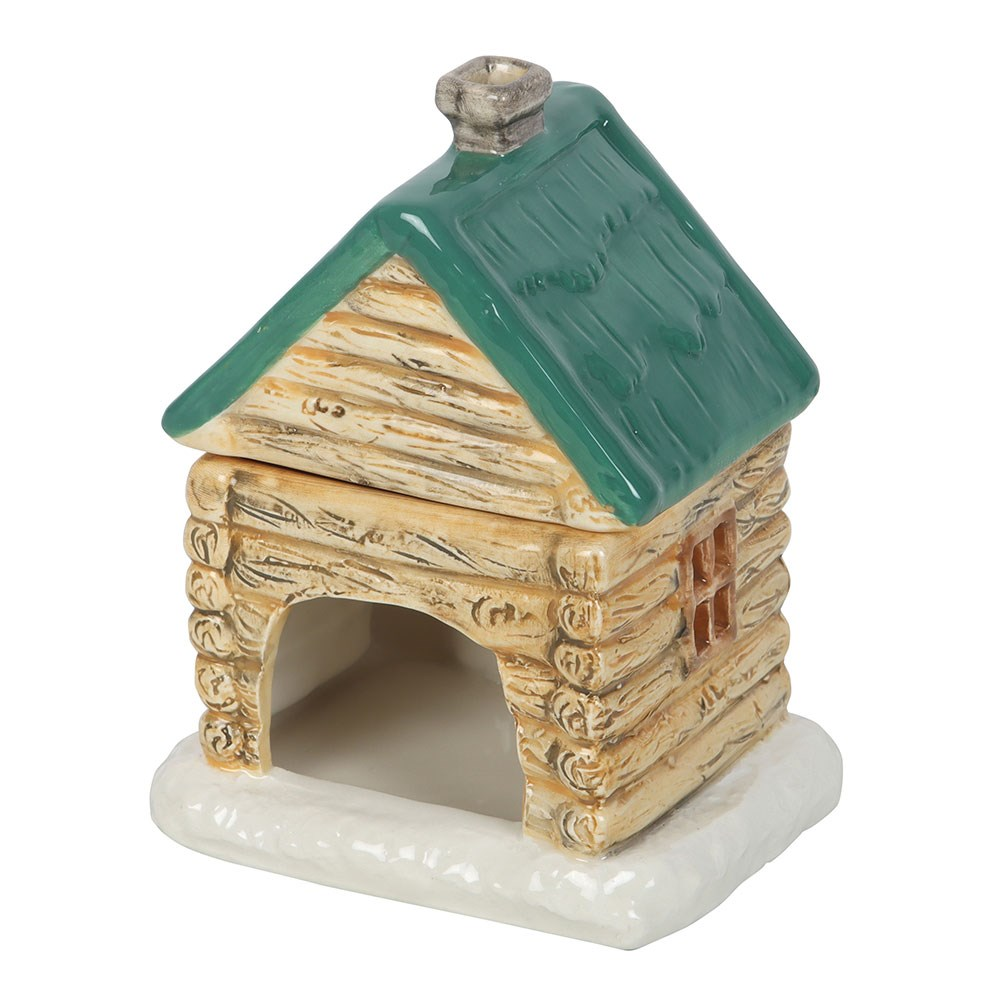 CHRISTMAS - Cabin Ski Chalet Oil Burner / Wax Melter