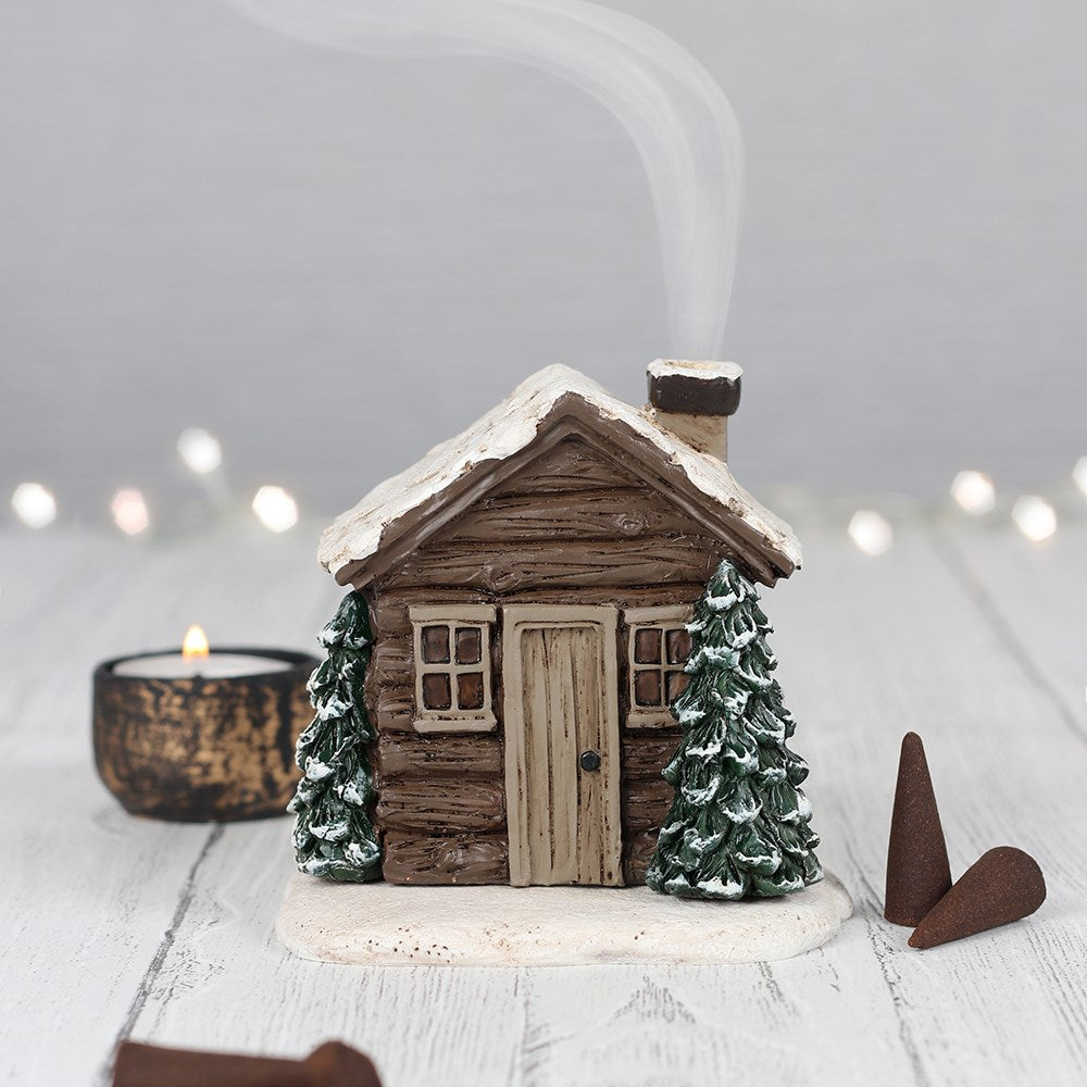 Log Cabin / Incense Cone Burner