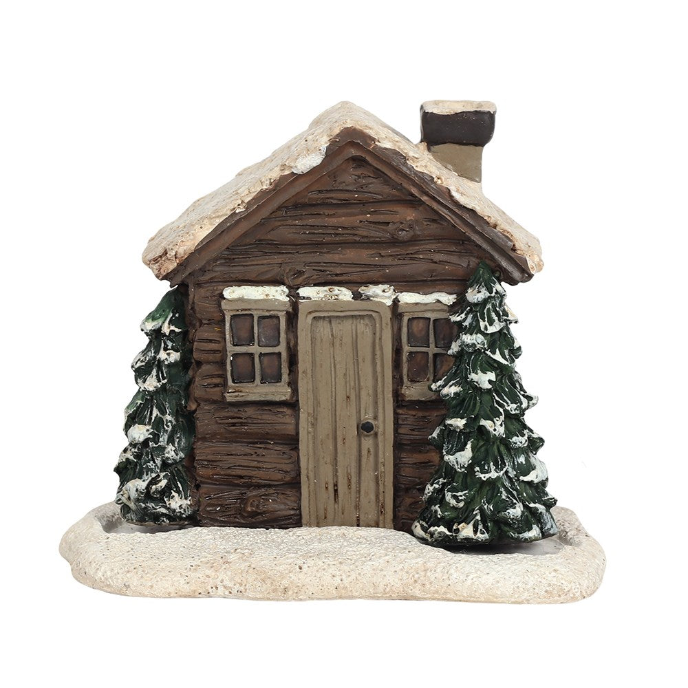 Log Cabin / Incense Cone Burner
