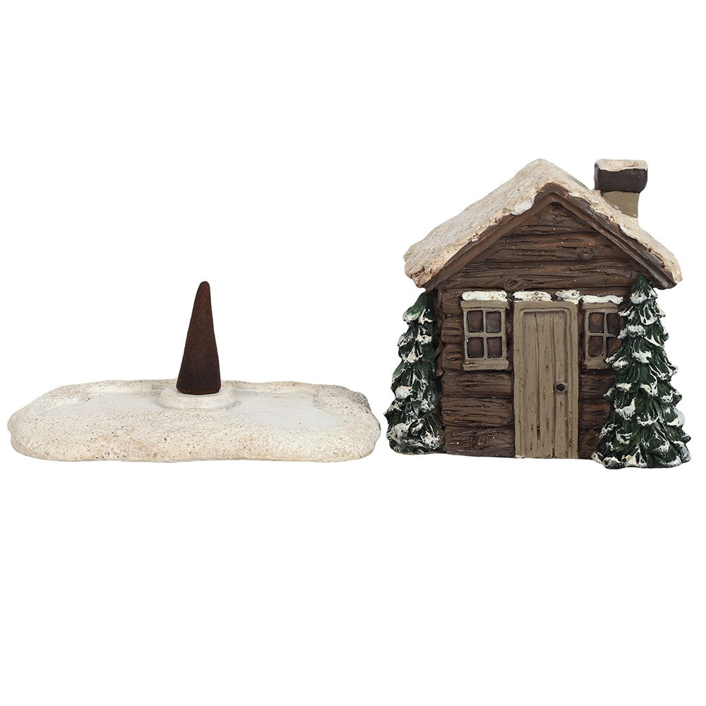 Log Cabin / Incense Cone Burner