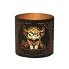 Tealight Wax Melter and Candle Holder - Black & Gold Silhouette Melter Highland Cow - Oil Burner / Wax Meler