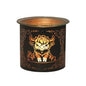 Tealight Wax Melter and Candle Holder - Black & Gold Silhouette Melter Highland Cow - Oil Burner / Wax Meler
