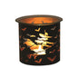 Halloween / Autumn - Black & Gold Silhouette Melter Witch Oil Burner / Wax Melter