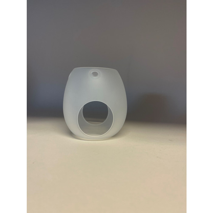 Glass Frosted White - Oil Burner / Wax Melter