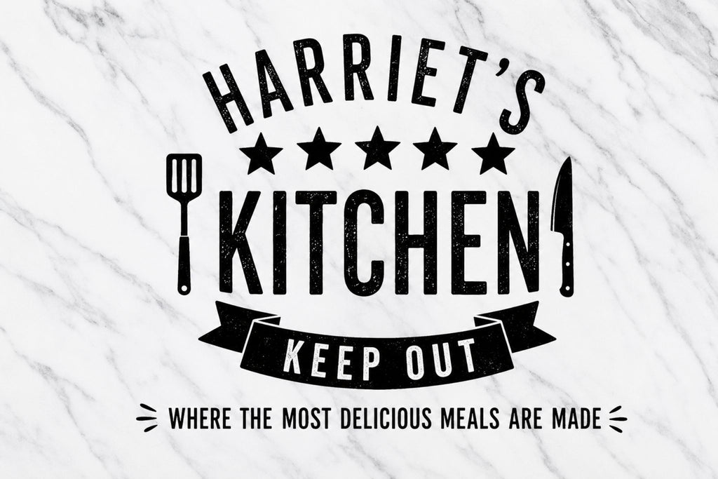 Kitchen Nightmares Personalised Glass Chopping Board - Small or Large