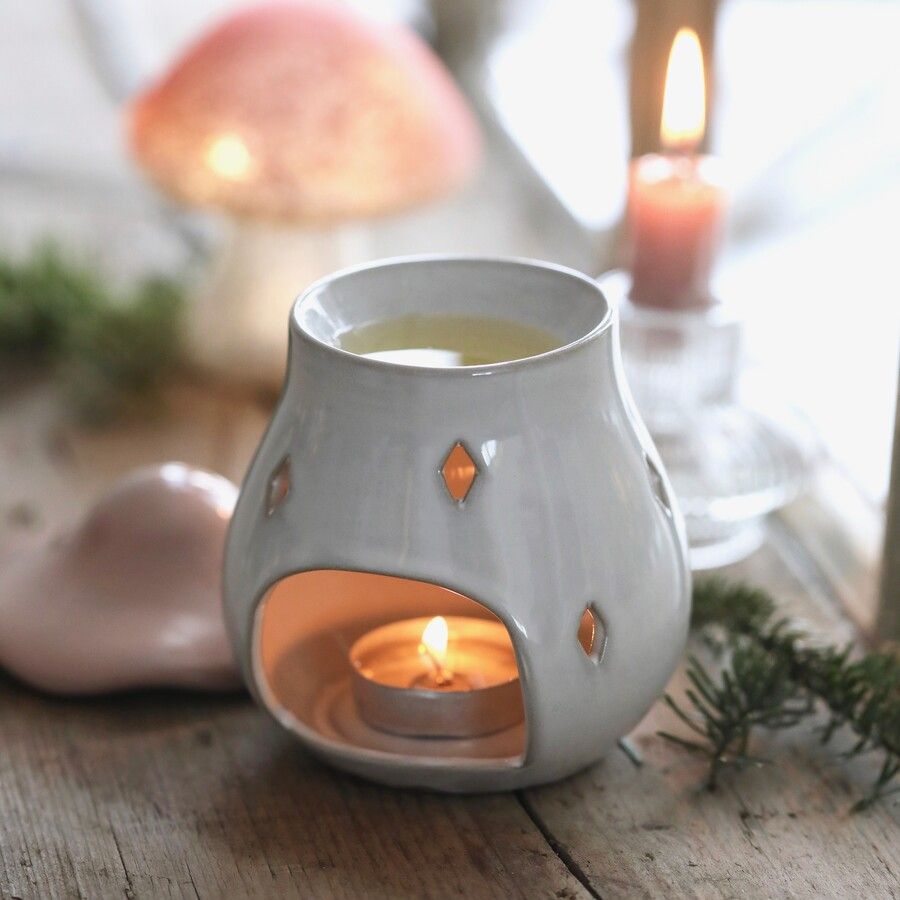 Pink Toadstool  Oil Burner / Wax Melter
