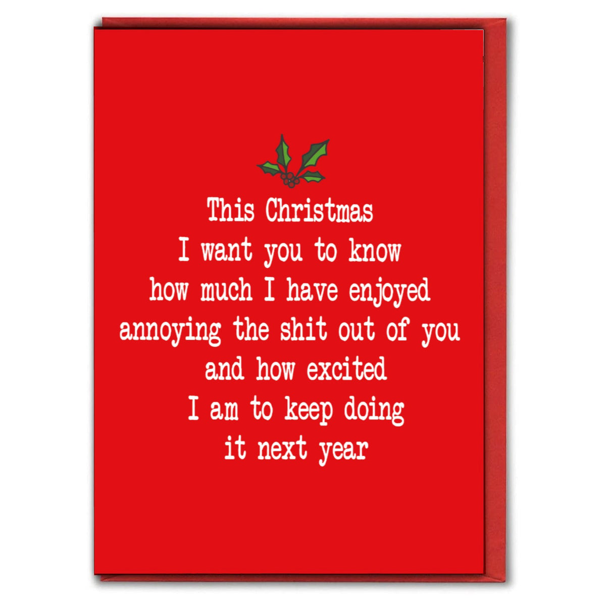 This Christmas I Want You To Know - Christmas Greeting Card