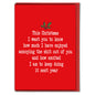 This Christmas I Want You To Know - Christmas Greeting Card
