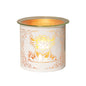 Tealight Wax Melter and Candle Holder - White & Gold Silhouette Melter Highland Cow - Oil Burner / Wax Meler