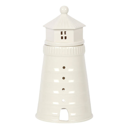 White Lighthouse Oil Burner/Wax Melter