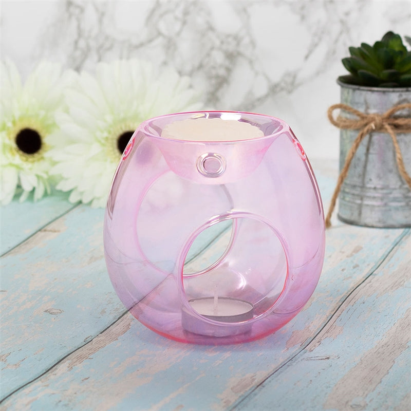 Wax Melter - Round Blush Pearl Pink