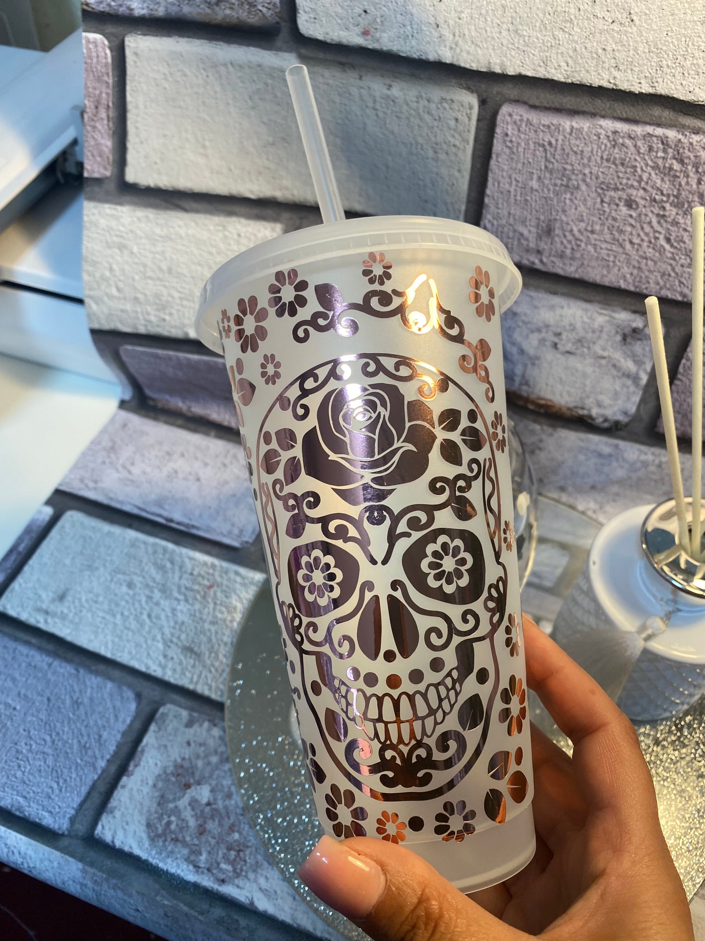 Personalised Skull Cold Cup